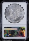 2017  1 American Silver Eagle Ngc Ms 70   Fdoi Mercanti Signed