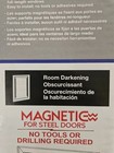Magnetic Blind For Steel Door Window Vinyl Mini Blind Curtain Magnet Shade 25x72