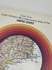 Vintage Rand Mcnally Map United States 50 States 54 X 36 1 2 Inches Never Used