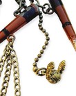 Vintage Baseball Keychain 1950s Bat   Ball Charms  Winged Baseball Clip Keyring 