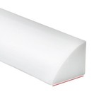  Flexible Quarter Round Molding  Silicone Rubber Peel And Stick 98 Inch White