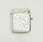 Antique English Bulldog Dog Ceramic Portrait Sterling Silver Lighter