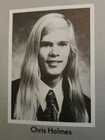 W a s p Guitarist Chris Holmes Senior High School Yearbook 