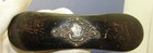 Antique Victorian Two Ebony Brushes With Silver Repousse Cartouche
