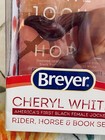 Breyer Model Horses Classic Size Cheryl White Rider  Book  And Horse 2023