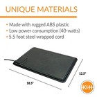 Heated Extreme Weather Outdoor Kitty Pad  Waterproof Heated Cat Mat  Pet Warm   