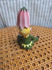 1 Vintage Norcrest Elve Pixie Flower Hats Plant Sitters Porcelain Japan Green