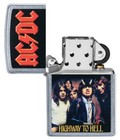 Zippo Windproof Lighter  Ac dc Highway To Hell  Street Chrome  49235  New In Box