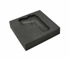 Small Gun 3d Graphite Ingot Mold Silver Gold Copper Aluminum Tin Metal Casting