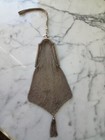 Vintage Fine Sterling Silver Mesh Purse Chainmail Handbag Antique 925 Clasp 