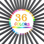 36 Fineliner Pens Color Set Drawing Painting Sketch Markers Fine Line Point Tip