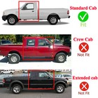 For Ford Ranger Regular Cab 1998-2011 2pcs Left Right Upgraded Roof Molding Trim