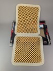 Vintage Comfortbeads 2 Seville Wooden Beaded Massage Chair Car Seat Cover