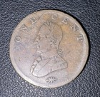 Circa 1783 Colonial Two Headed Undated Copper Washington Cent