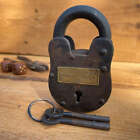 Folsom 1880 California State Prison Cast Iron Lock Keys Brass Tag  4  X 2 5  