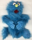 Silly Puppets Frazzle Fuzzy Blue Monster 26    Plush Stuffed Full Body Toy Large