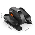 Under Desk Elliptical Machine Portable Pedal Ellipse Leg Exerciser Lcd Display