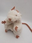 Folkmanis White Mouse Rat Hand Puppet Plush 8  Stuffed Animal Toy