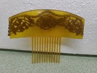 Late Victorian Hair Comb Amethyst Glass Hair Accessory