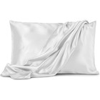 2 Pack 20x40 Inch Satin Pillowcase King Size Silky Pillow Cases For Hair Andskin