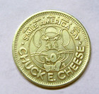 1986 Rare Vintage Coin Arcade Game Token Smile America Says Chuck E  Cheese 25  
