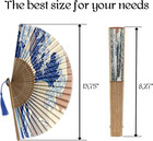 Folding Hand Fan For Women Wooden Folding Bamboo Gan Hand Fans For Women Foldabl