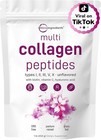 Micro Ingredients Multi Collagen Peptides Powder 1lb   hydrolyzed Type I ii iii v