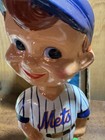 Rare Vintage 1960s Green Base Ny Mets Bobblehead Bobble Head Nodder   Box  Mint