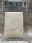 Doug Mcclure Robert Conrad Signed Cut Auto Beckett Authenticated