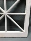 Antique Vintage Single 8 Lite Window Sash Shabby White Chic 27x28 Old 515-25b