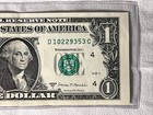 2017a  1 Dollar Note With Misaligned Miscut Mint - Note Error Ink Spots Rare Unc