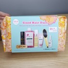 Macys Good Hair Days Set Shampoo Conditioner Leave In Heated Hair Brush Oil
