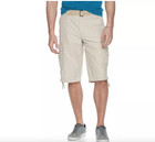 Unionbay Cordova Messenger Belted Cotton Cargo Shorts  2 Colors    40  44   Nwt