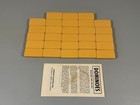 Vintage Set Thick Butterscotch Bakelite Crisloid Double Six Dominoes Very Nice