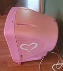 2006 Disney Princess Pink Vintage Crt  13    Tv Dvd Player No Crown  Powers On 