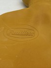 Vintage Faultless Yellow Rubber Hot Water Bottle Used With Stopper Rustic Decor