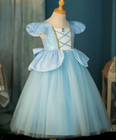 New Princess Cinderella Gown Dress Girls Halloween Costume