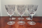Vintage Set Of 6 Waterford Crystal Lismore 5-7 8  Claret Wine Glasses Ireland
