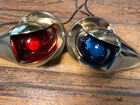 Vintage Perko  Bronze Teardrop Running Lights New Wiring leds seals