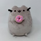 Gund Pusheen Donut Plush Stuffed Animal Gray Kitty Cat Cute Doll 9  Damaged Tag