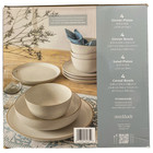 Over back Artisan Stoneware Dinnerware Set  16 Piece