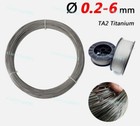 Highly Pure Titanium Wire 0 2mm-6mm Diameter Various Length Ti Ta2 Metal Wires