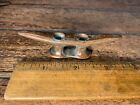 Vintage  one Only  Cast Solid Bronze 3 1 2  Cleat  Great Patina 