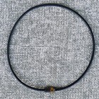 Phiten Rakuwa Necklace Magnet Knurling Black Gold 19 Inch Octagon Magnetic Metax