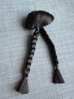 Kaya Wig A Black Braided Hair American Girl Doll Ooak Custom Replacement