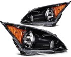 Headlight Assembly Pair Replacement 2007-2011 Honda Cr-v Bulbs Not Included