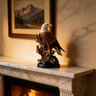 12 9 Inch Bald Eagle Statue  Resin Eagle Statue Majestic Statement For Your Home