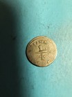 1845 Peru Lima 1 4 Real Silver Coin