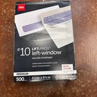 Pack Of 500 Office Depot  10 Lift   Press Premium Security Envelopes  Left Wind