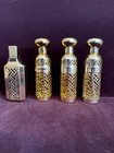 4 Vintage Guerlain Gilded Holders   Perfume     Vol De Nuit  Shalimar  Vetiver 